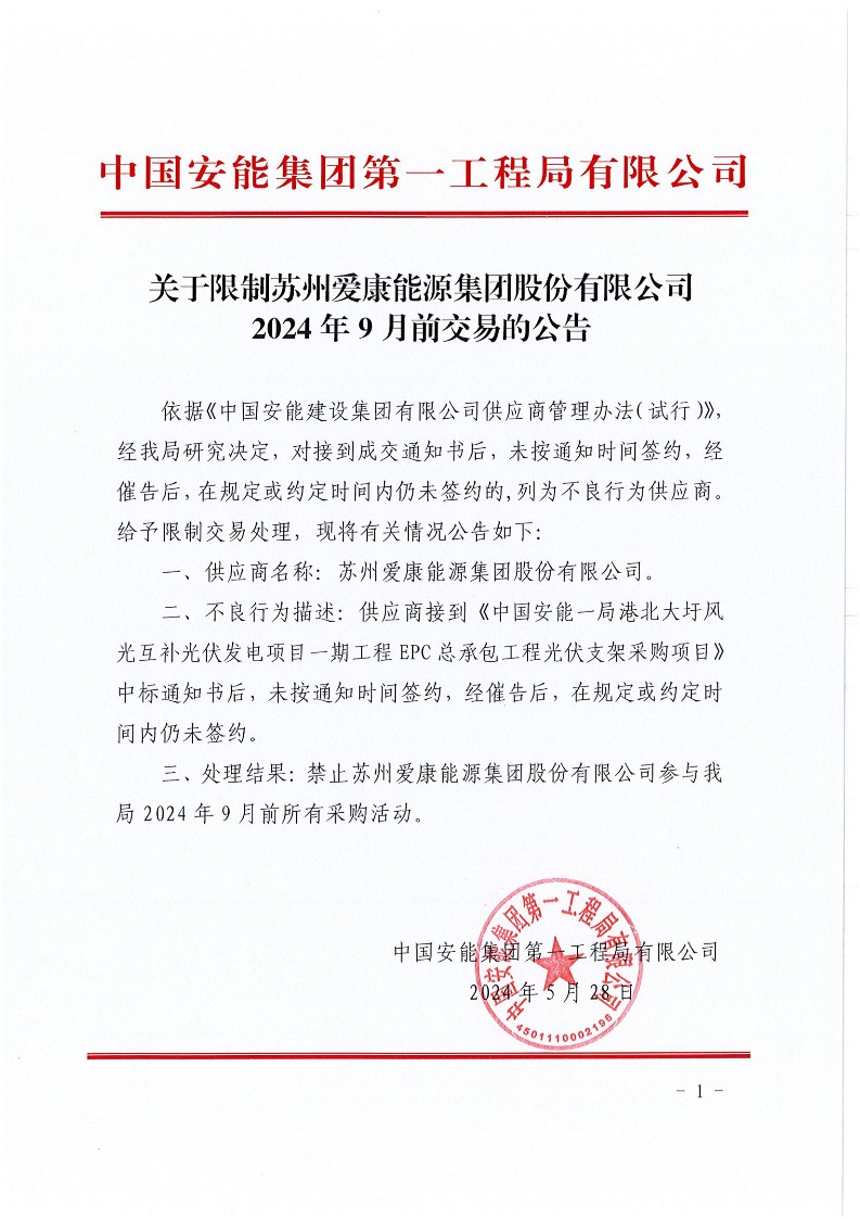 關于限制蘇州愛康能源集團股份有限公司2024年9月前交易的公告 _1.jpg